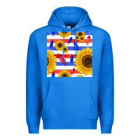 True Royal patriotic sunflowers Premium Hoodie - BundleAndBundleShop