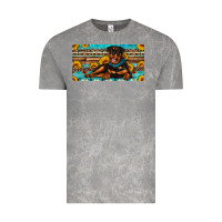 Cloud Rock rottweiler with sunflowers license plate Vintage Tee - Artiststas