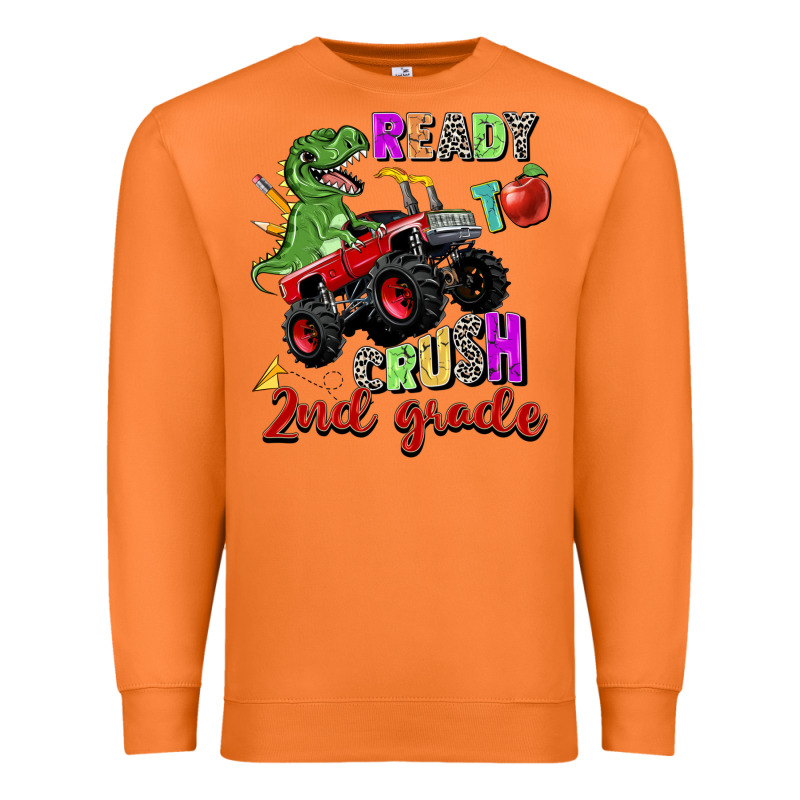 Ready To Crush 2nd Grade Premium Sweatshirt by Zillion Design Studio | Teevron