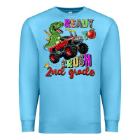 Ocean Blue ready to crush 2nd grade Premium Sweatshirt - Zillion Design Studio