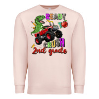 Pale Pink ready to crush 2nd grade Premium Sweatshirt - Zillion Design Studio