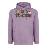 Lavender art teacher Heavyweight Hoodie - Zillion Design Studio