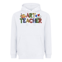 White art teacher Heavyweight Hoodie - Zillion Design Studio