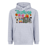 Heather Grey teaching my tribe Heavyweight Hoodie - Zillion Design Studio