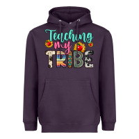 Plum teaching my tribe Heavyweight Hoodie - Zillion Design Studio