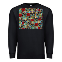 Black sugar skulls roses tumbler 3 Premium Sweatshirt - CTS Tumbler Store