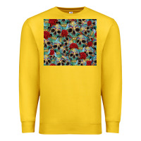 Lemon sugar skulls roses tumbler 3 Premium Sweatshirt - CTS Tumbler Store