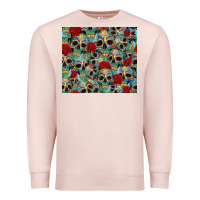 Pale Pink sugar skulls roses tumbler 3 Premium Sweatshirt - CTS Tumbler Store