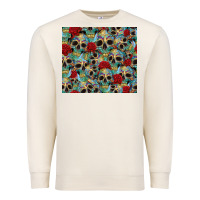 Sandshell sugar skulls roses tumbler 3 Premium Sweatshirt - CTS Tumbler Store
