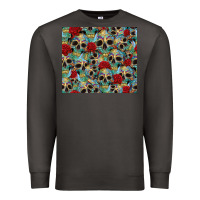 Smoke sugar skulls roses tumbler 3 Premium Sweatshirt - CTS Tumbler Store