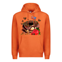 Carrot donut strawberry and usa flag Premium Hoodie - AdoDesignShop