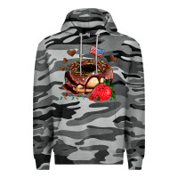 Slate Camo donut strawberry and usa flag Premium Hoodie - AdoDesignShop