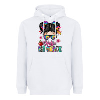 White hello first grade Heavyweight Hoodie - texasbilliewilder