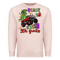 Pale Pink ready to crush 3th grade Premium Sweatshirt - Zillion Design Studio
