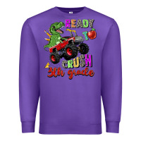 Purple ready to crush 3th grade Premium Sweatshirt - Zillion Design Studio