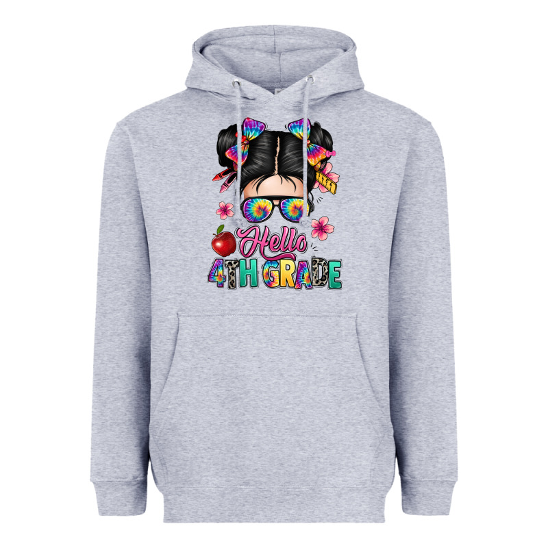 Hello Fourth Grade Heavyweight Hoodie by texasbilliewilder | Teevron