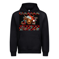 Black joy shaggy cow christmas Urban Hoodie - Jasminsmagicworld