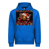 Cobalt joy shaggy cow christmas Urban Hoodie - Jasminsmagicworld