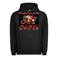 Pigment Black joy shaggy cow christmas Urban Hoodie - Jasminsmagicworld