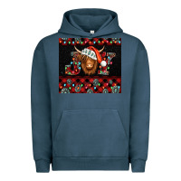 Pigment Midnight Navy joy shaggy cow christmas Urban Hoodie - Jasminsmagicworld