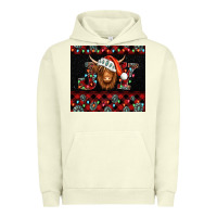 Pigment Pistachio joy shaggy cow christmas Urban Hoodie - Jasminsmagicworld
