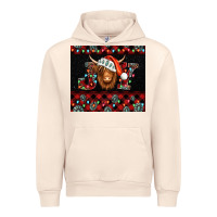 Sandshell joy shaggy cow christmas Urban Hoodie - Jasminsmagicworld