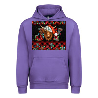 Tulip joy shaggy cow christmas Urban Hoodie - Jasminsmagicworld
