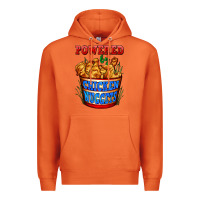 Carrot powered by chicken nuggets Premium Hoodie - AdoDesignShop