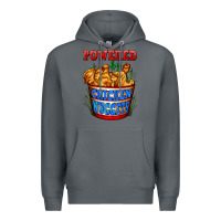 Rock powered by chicken nuggets Premium Hoodie - AdoDesignShop