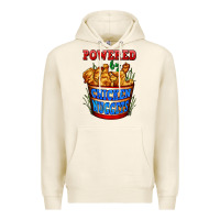 Tofu powered by chicken nuggets Premium Hoodie - AdoDesignShop