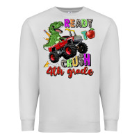 Dove Grey ready to crush 4th grade Premium Sweatshirt - Zillion Design Studio