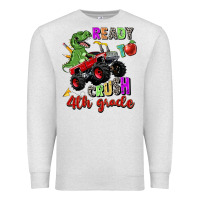 Oatmeal Heather ready to crush 4th grade Premium Sweatshirt - Zillion Design Studio