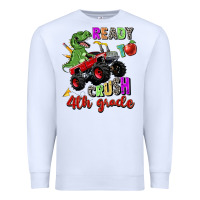 White ready to crush 4th grade Premium Sweatshirt - Zillion Design Studio