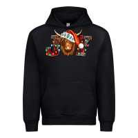 Black joy christmas shaggy cow Urban Hoodie - Jasminsmagicworld