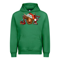 Emerald joy christmas shaggy cow Urban Hoodie - Jasminsmagicworld