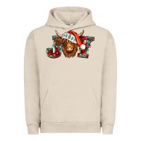 Pigment French Oak joy christmas shaggy cow Urban Hoodie - Jasminsmagicworld