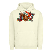 Pigment Pistachio joy christmas shaggy cow Urban Hoodie - Jasminsmagicworld