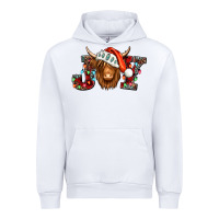 White joy christmas shaggy cow Urban Hoodie - Jasminsmagicworld