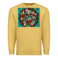 Antique Gold sugar skulls tumbler 3 Premium Sweatshirt - CTS Tumbler Store