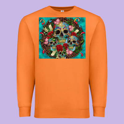 Sugar Skulls Tumbler 3 Premium Sweatshirt Designed By Cts Tumbler Store