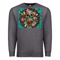 Charcoal Heather sugar skulls tumbler 3 Premium Sweatshirt - CTS Tumbler Store
