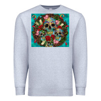 Heather Grey sugar skulls tumbler 3 Premium Sweatshirt - CTS Tumbler Store