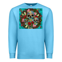 Ocean Blue sugar skulls tumbler 3 Premium Sweatshirt - CTS Tumbler Store