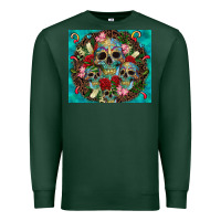 Sports Green sugar skulls tumbler 3 Premium Sweatshirt - CTS Tumbler Store