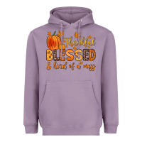 Lavender thankful blessed and kind of a mess Heavyweight Hoodie - Zillion Design Studio