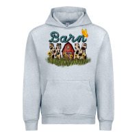 Heather Grey barn mom sunflower Urban Hoodie - NancyCooperArtShop