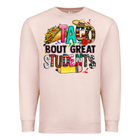 Pale Pink taco bout great students Premium Sweatshirt - CTS Tumbler Store