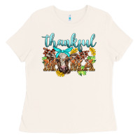 Bone thankful mama cow Ladies Tee - BarkalooDesign