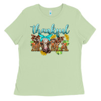 Matcha thankful mama cow Ladies Tee - BarkalooDesign