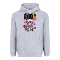 Heather Grey hello pre k Heavyweight Hoodie - texasbilliewilder